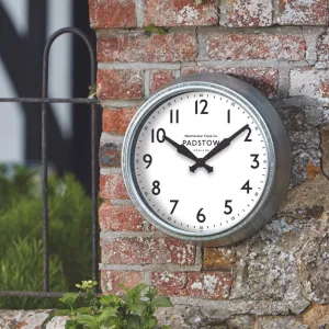 Padstow Wall Clock dried flowers  