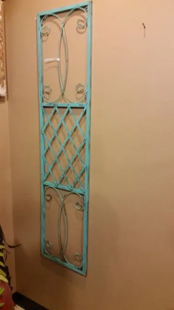 Pair Sky View Shutters decorative plants  