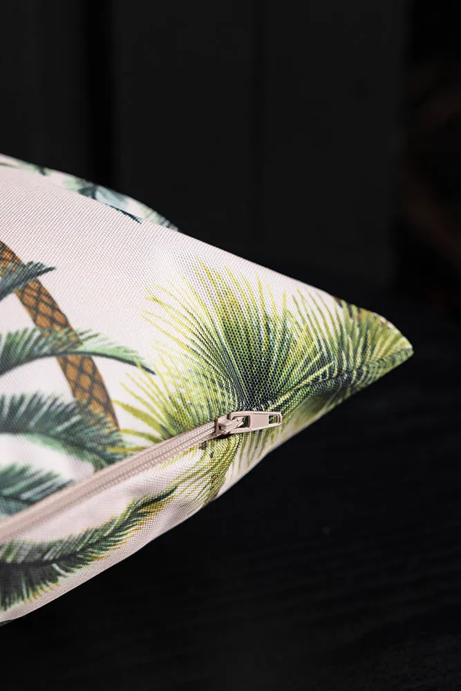 Palm Print Outdoor Cushion