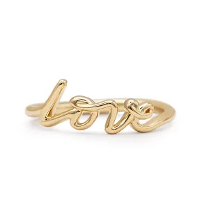 Paloma Picasso Tiffany Graffiti Love Ring, Mini - 18ct Yellow Gold