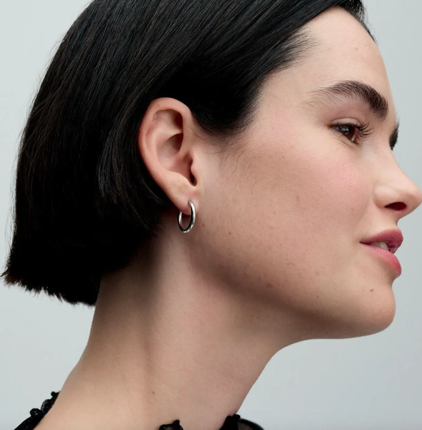 Pandora Moments 18 mm Charm Hoop Earrings