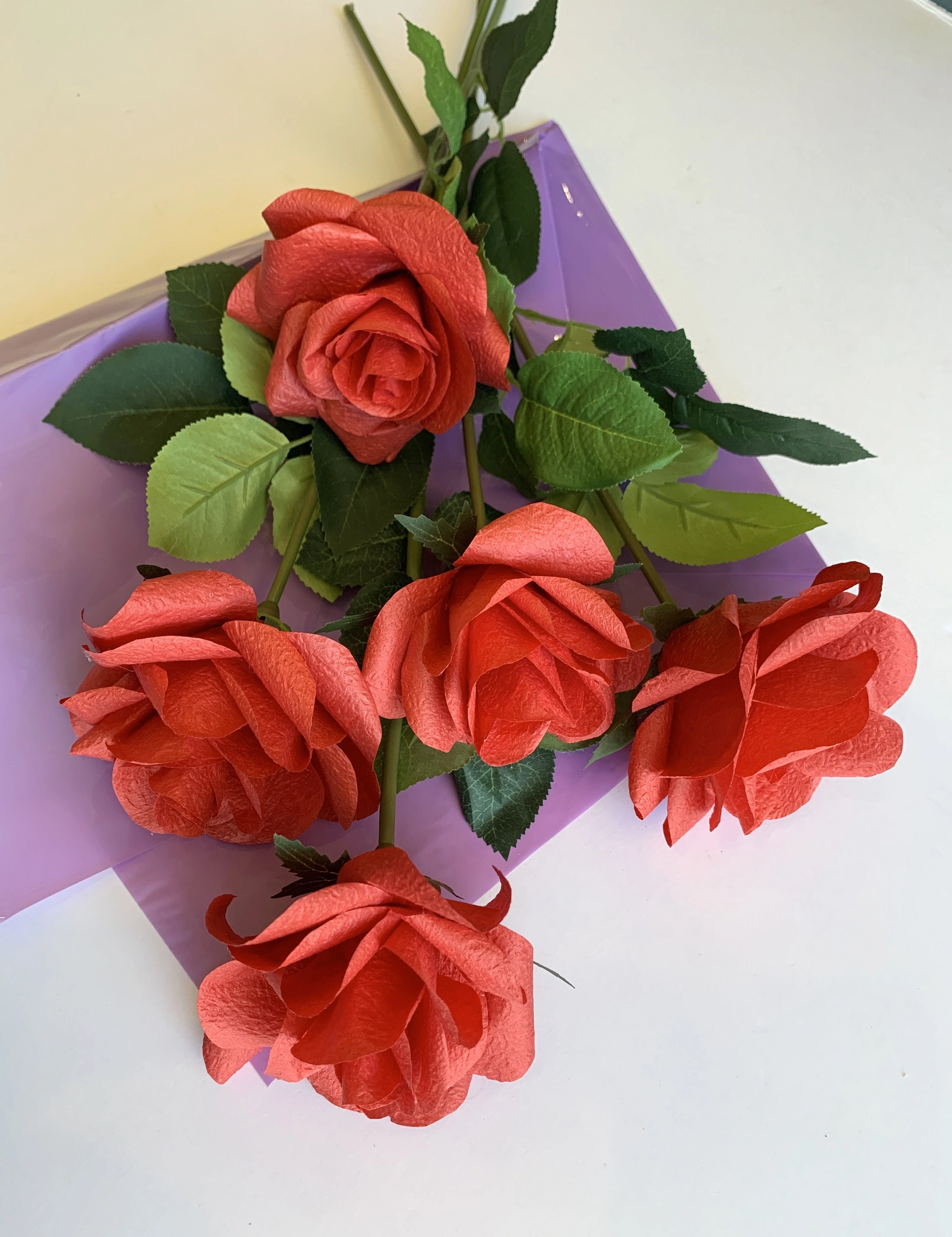 Paper Rose Stem (made-to-order)