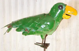 Parrot on Stake decorative plants  