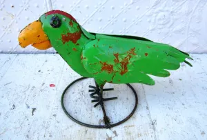 Parrot on Stand decorative plants  