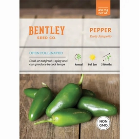 Pepper-Jalapeno (Hot) Seed Packet floating plant shelf  