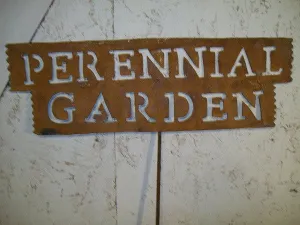 Perennial Garden Sign decorative plants  