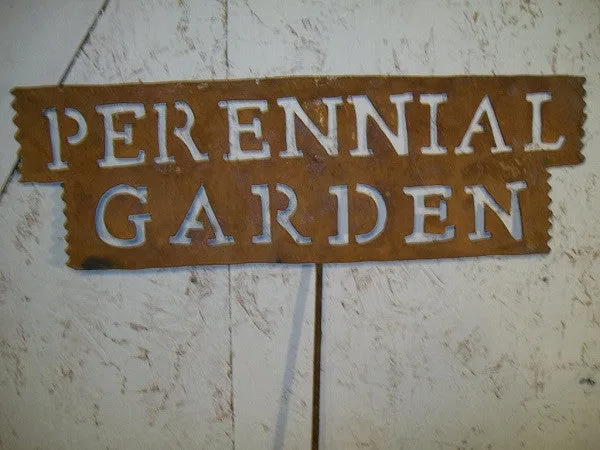 Perennial Garden Sign decorative plants  