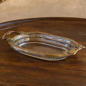 Petite Vanity Tray Set dried flowers  