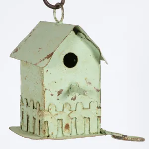 Pickett Fence Bird House w/Clean Out decorative plants  