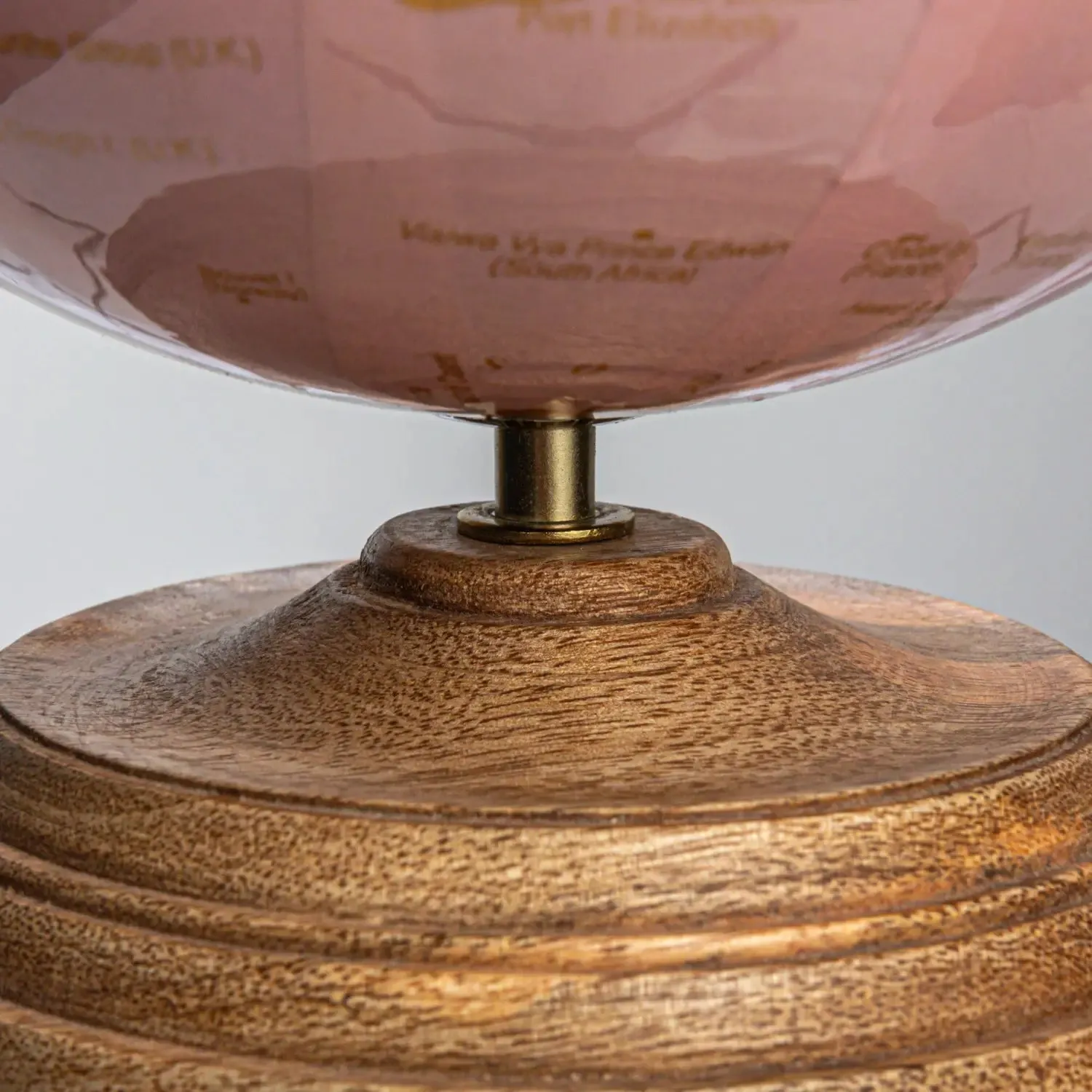 Pink World Globe