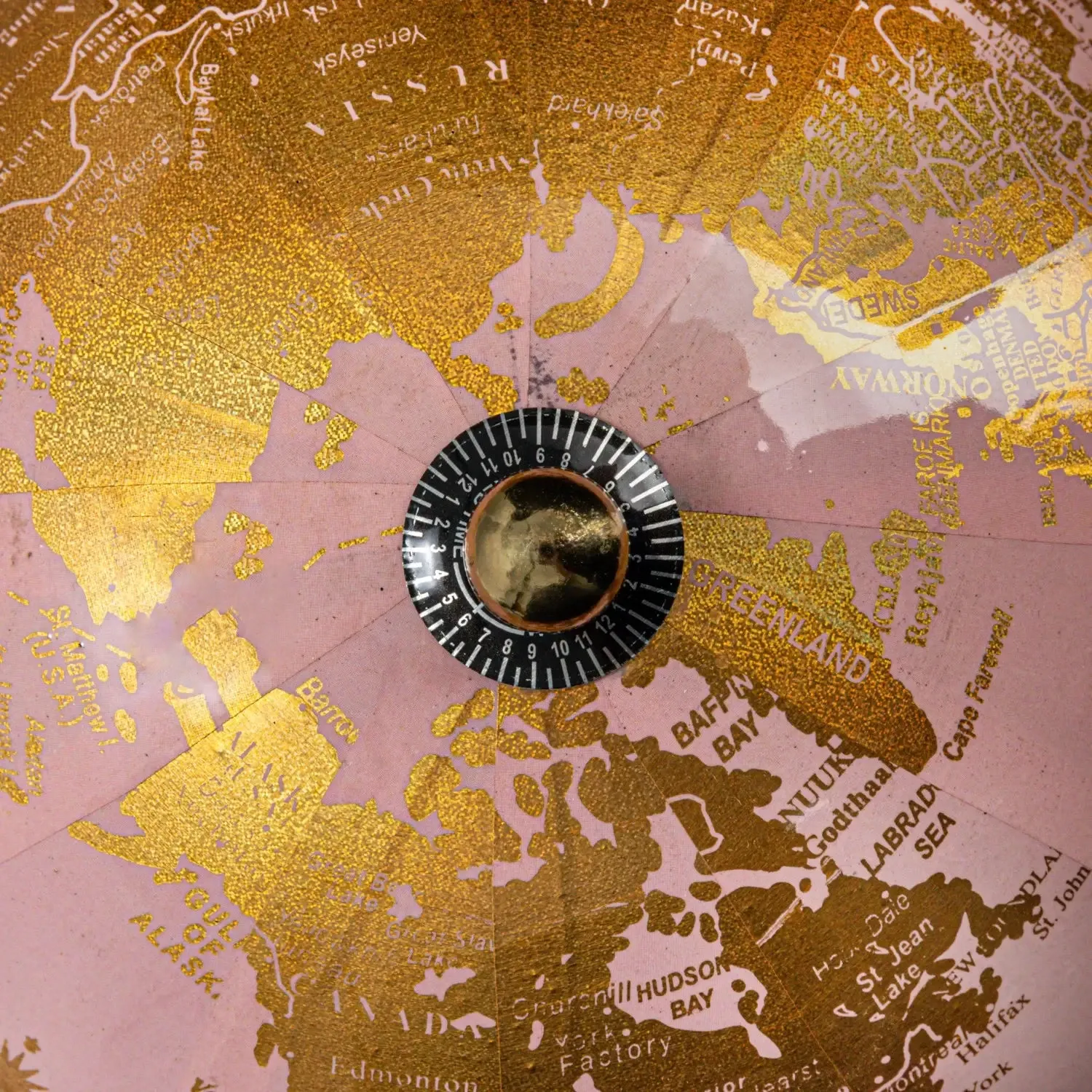 Pink World Globe