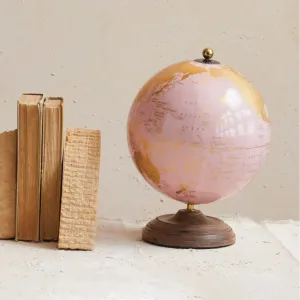 Pink World Globe dried flowers  