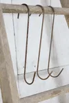 Pkg. 25 Solid Steel S Hook 12in Long decorative plants  