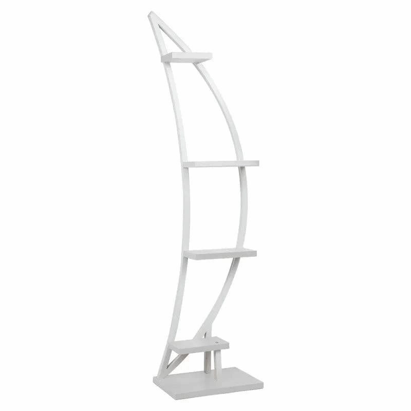 Plant Stand: Curved Multi-Tiered Plant Stand