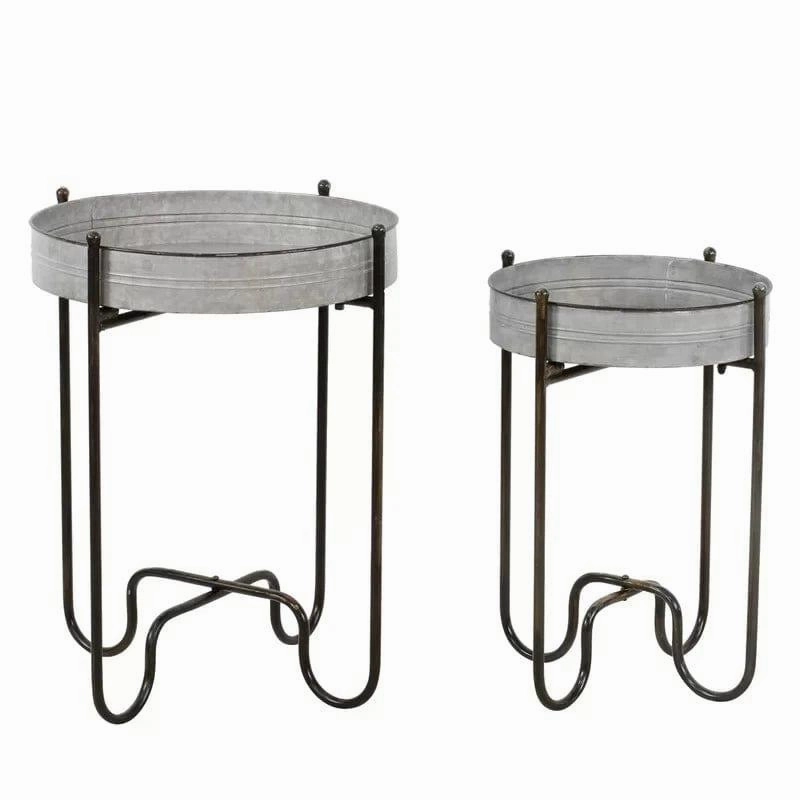 Plant Stand: Metal Plant Table Set