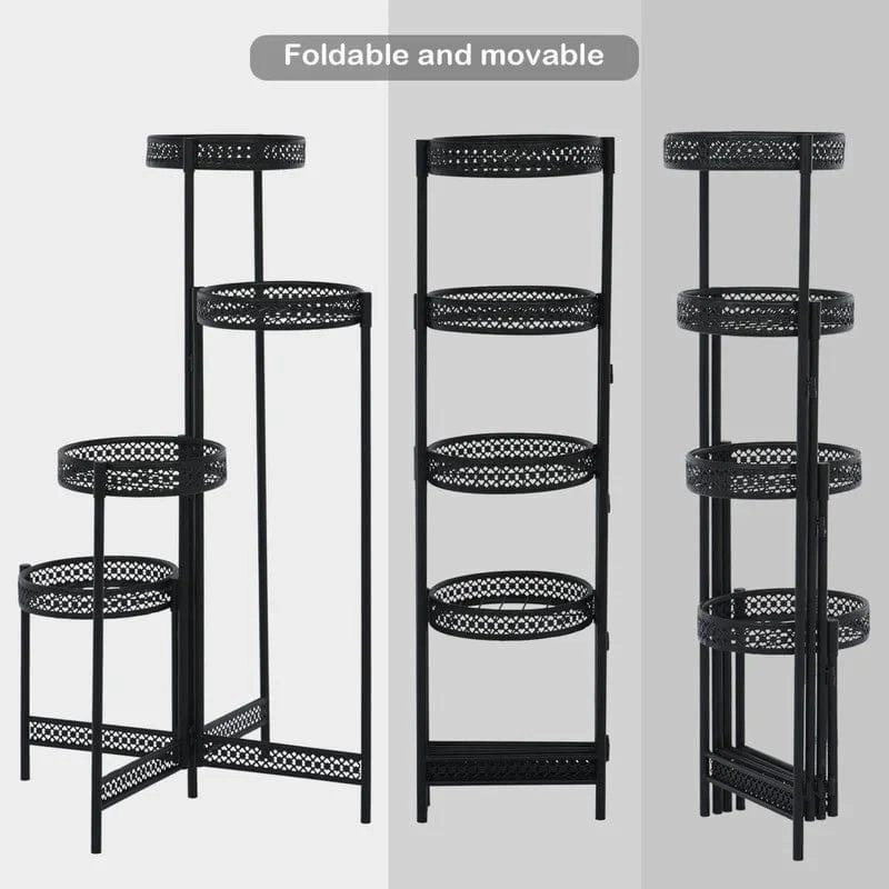 Plant Stand: Multi-Tiered Free Form Plant Stand