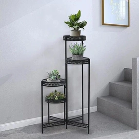 Plant Stand: Multi-Tiered Free Form Plant Stand cactus succulent plant  
