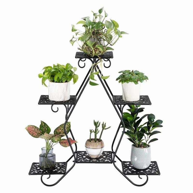 Plant Stand: Pentagonal 3 layer Plant Stand