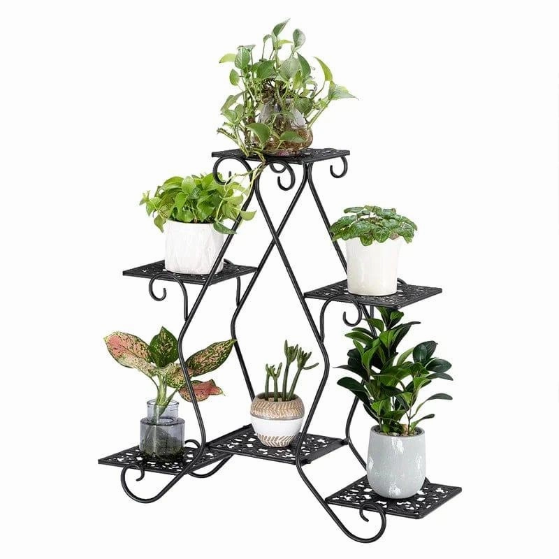 Plant Stand: Pentagonal 3 layer Plant Stand