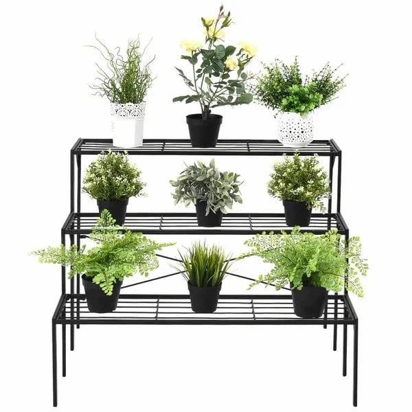 Plant Stand: Rectangular Multi-Tiered Plant Stand