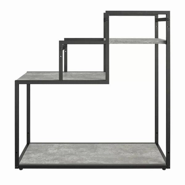 Plant Stand: Rectangular Multi-Tiered Plant Stand (Light Concrete)