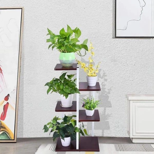 Plant Stand: Rectangular Multi-Tiered Plant Stand