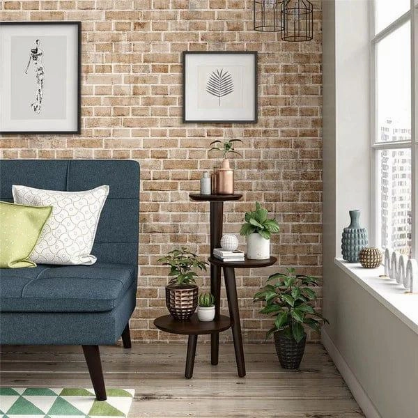 Plant Stand Round Multi-Tiered Plant Stand cactus succulent plant  