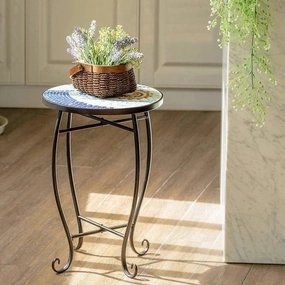 Plant Stand: Round Plant Stand cactus succulent plant  