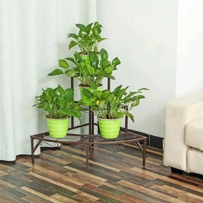 Plant Stand: Solid Iron Frame Plant Stand cactus succulent plant  