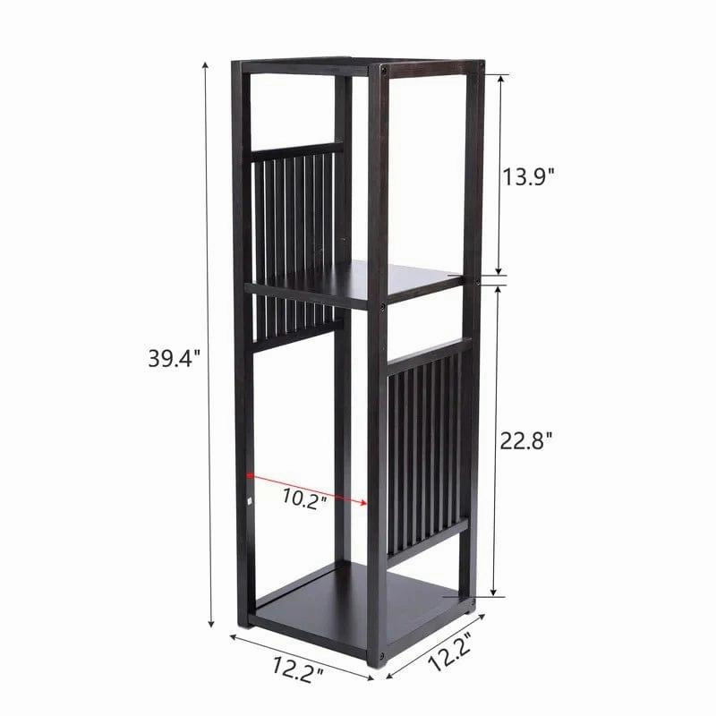 Plant Stand: Square Bamboo Square Bamboo Plant Stand