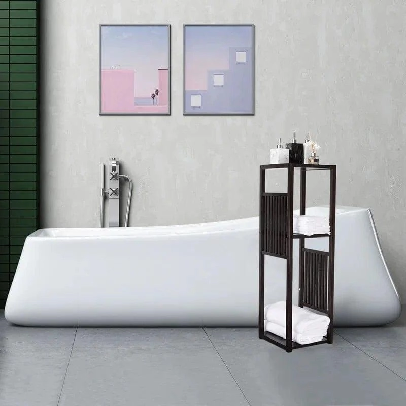 Plant Stand: Square Bamboo Square Bamboo Plant Stand