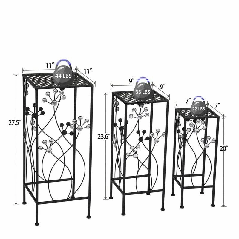 Plant Stand: Square Nesting Plant Stand