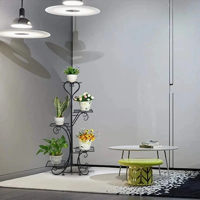 Plant Stand: Triangular Multi-Tiered Plant Stand