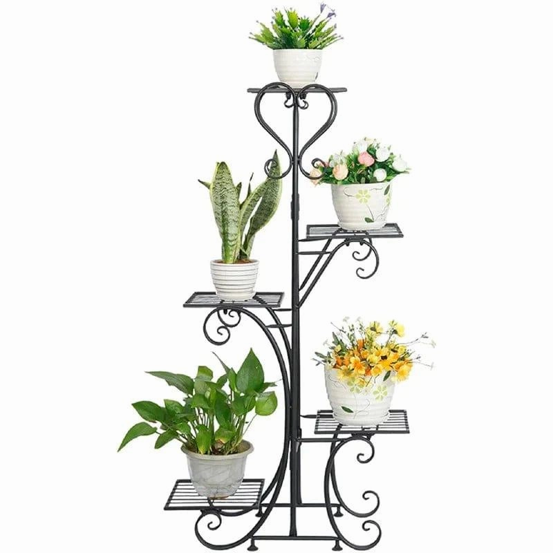 Plant Stand: Triangular Multi-Tiered Plant Stand