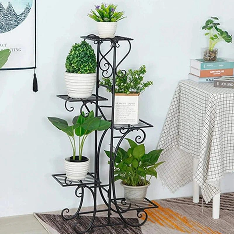 Plant Stand: Triangular Multi-Tiered Plant Stand