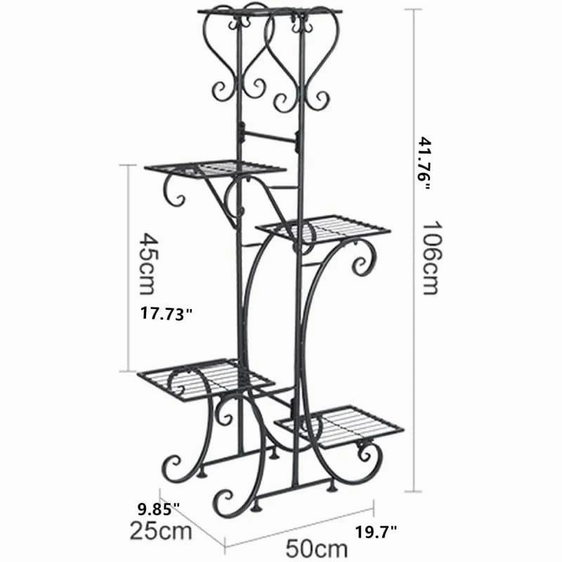 Plant Stand: Triangular Multi-Tiered Plant Stand