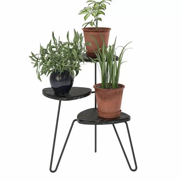 Plant Stand: Triangular Multi-Tiered Plant Stand