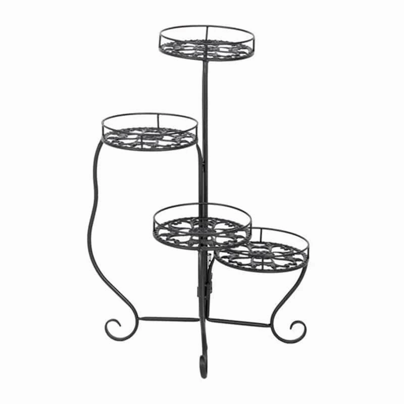 Plant Stand: Vintage Round Multi-Tiered Plant Stand