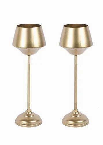 Planter with Stand (Wine Shape) - Set of 2