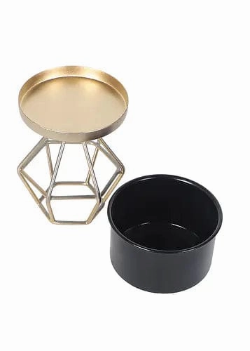 Planters with Diamond Shape Stands (Set of 3)