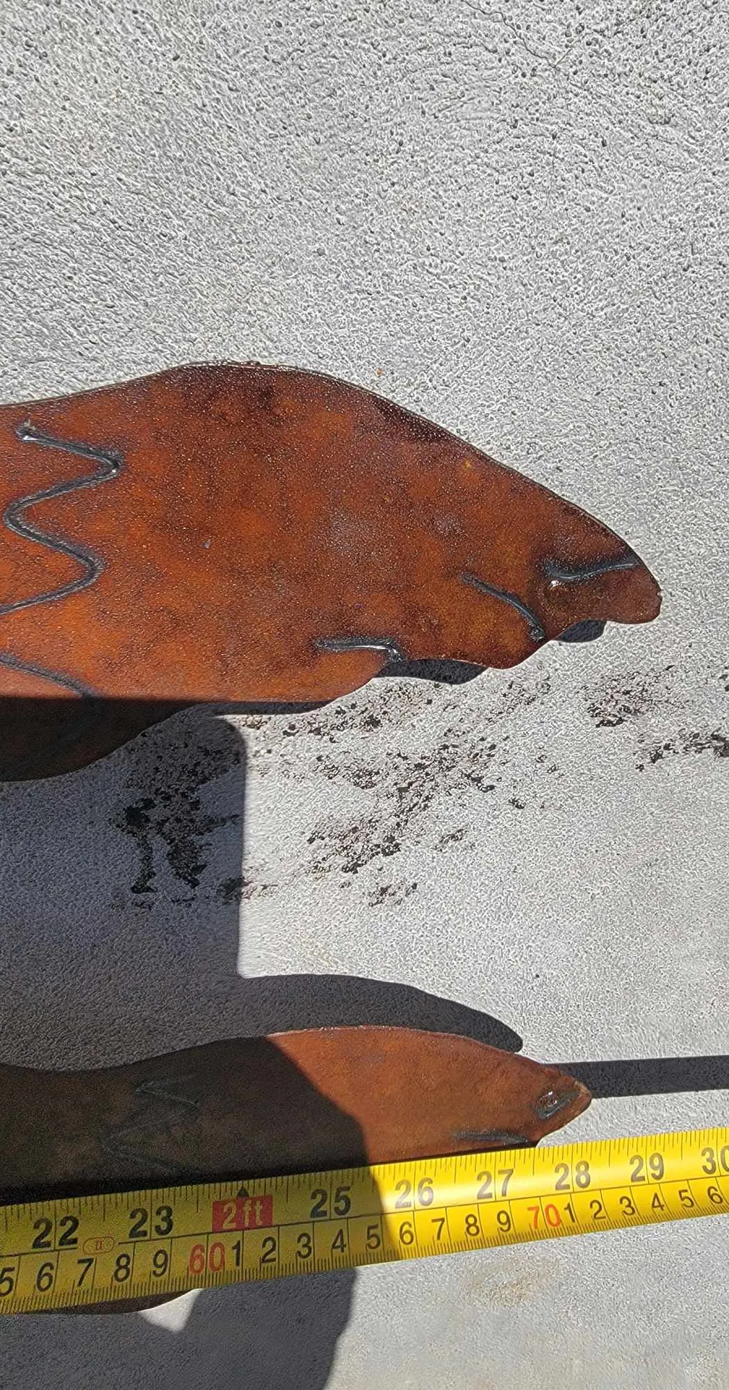 PLASMA CUT STANDING BEAR METAL