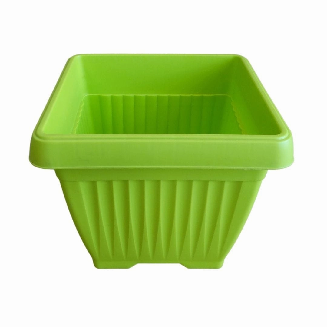 Plastic Bello Square-25 Pot, Dia- 25 cm