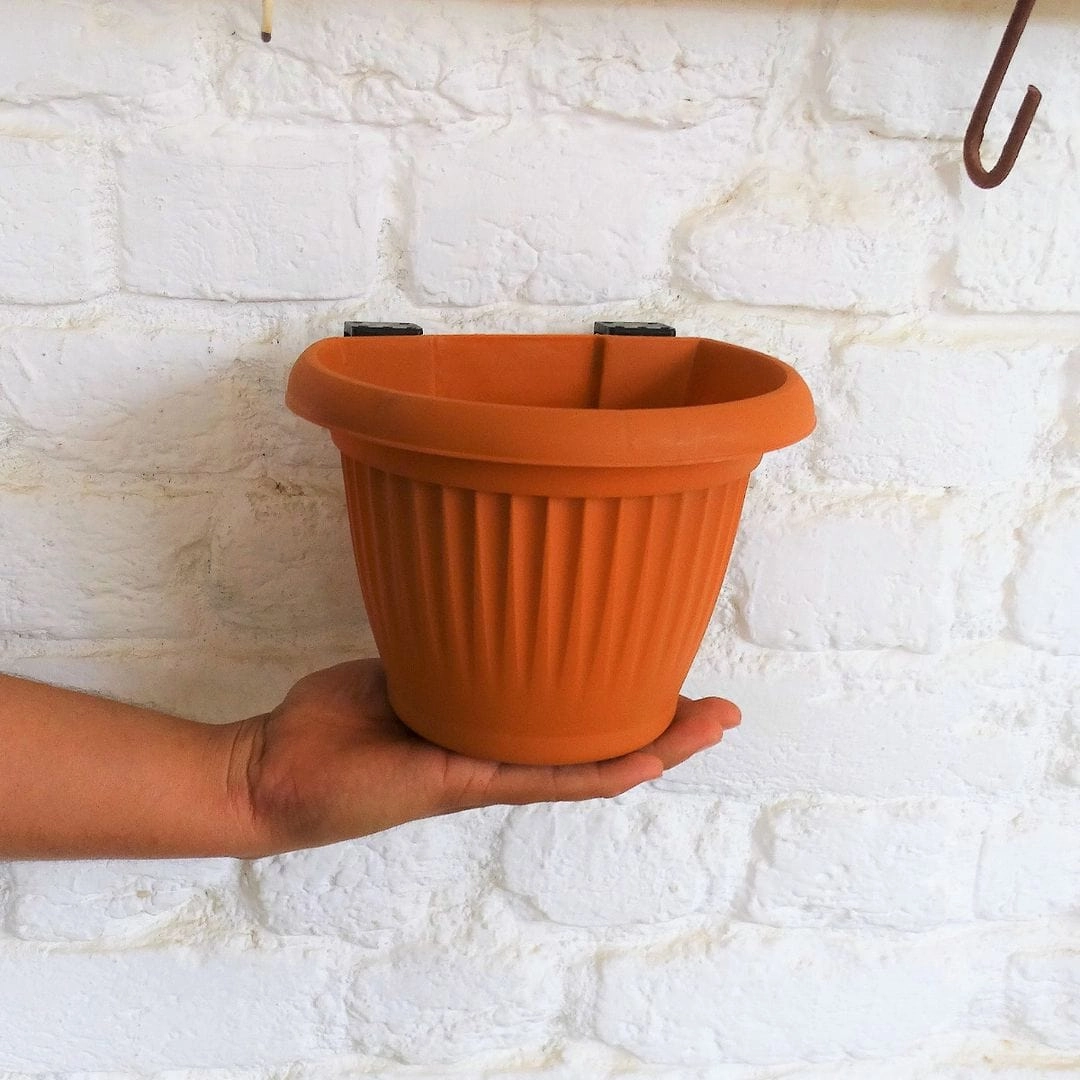 Plastic Bello Wall Planter, Dia-5.7 Inch