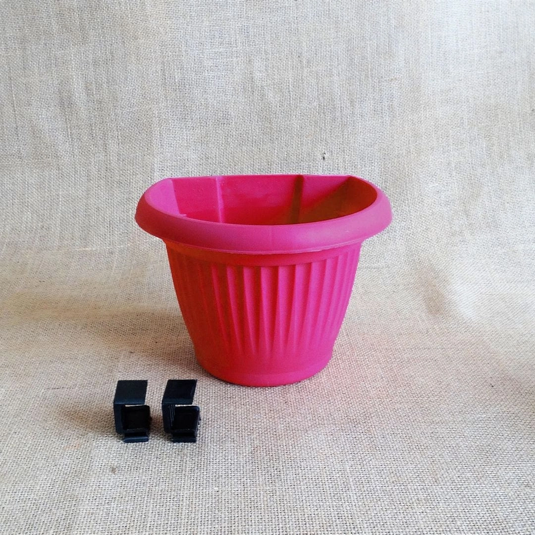 Plastic Bello Wall Planter, Dia-5.7 Inch