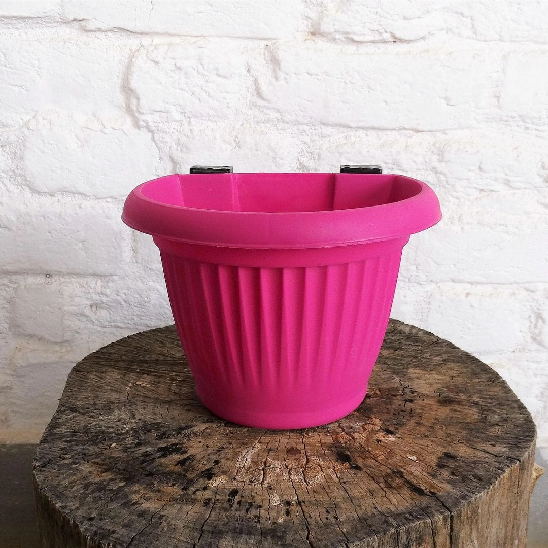 Plastic Bello Wall Planter, Dia-5.7 Inch