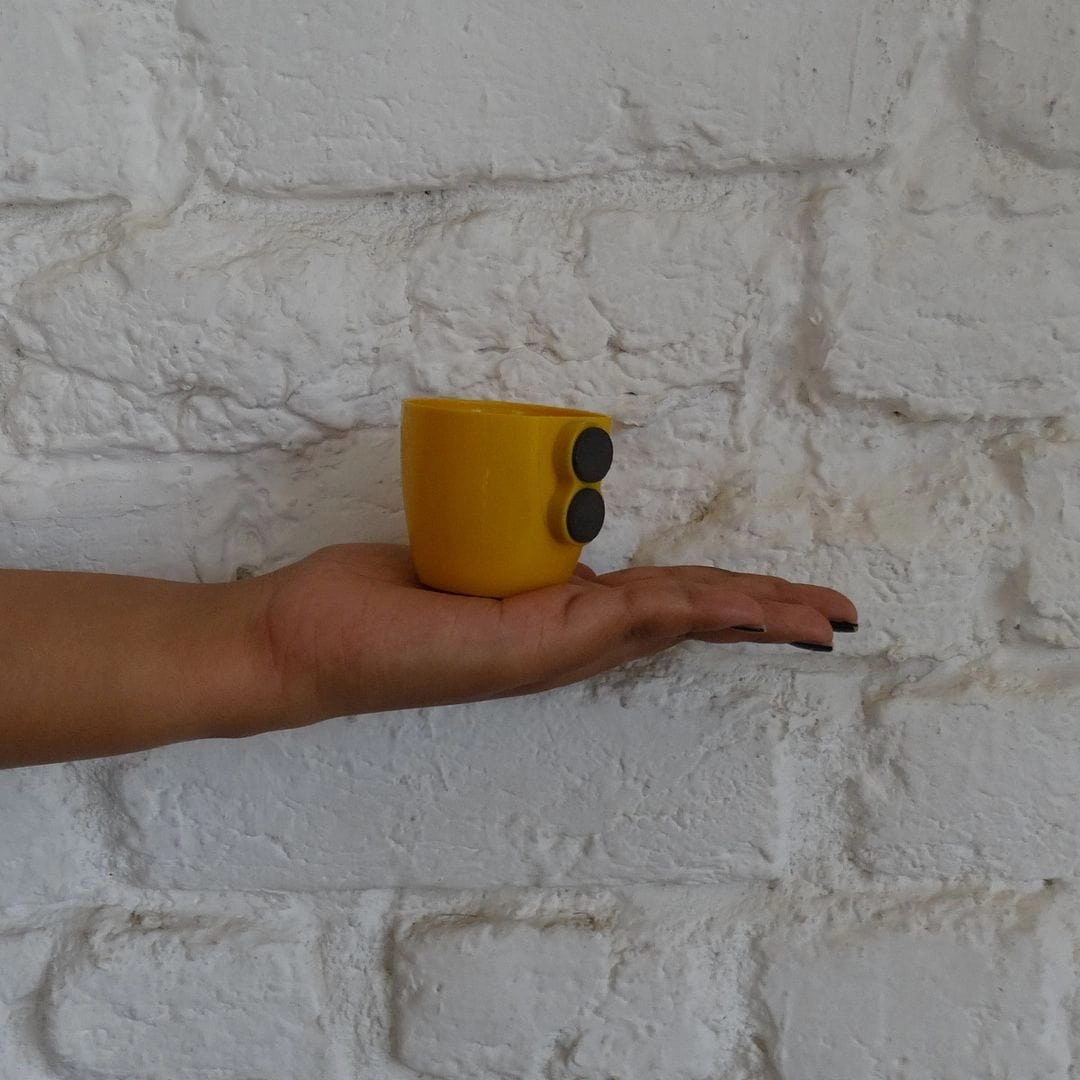Plastic Magnetic Pot (Diameter 6 cm)