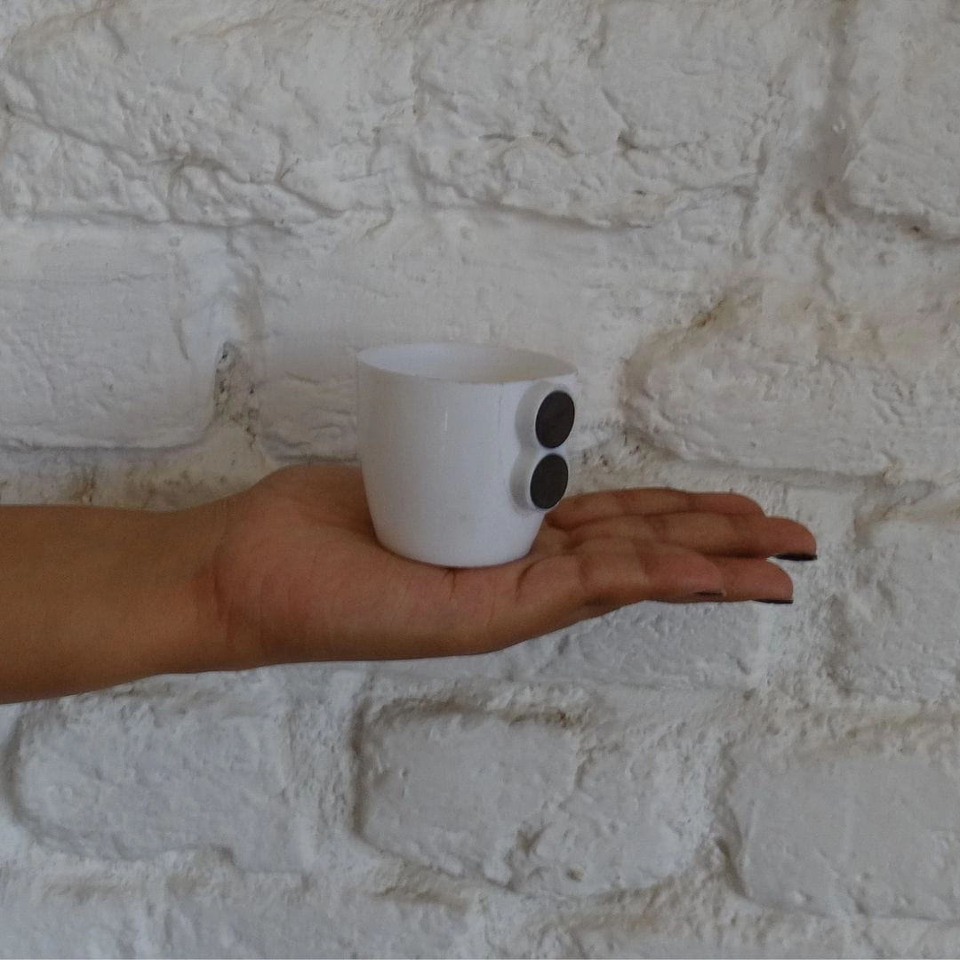 Plastic Magnetic Pot (Diameter 6 cm)