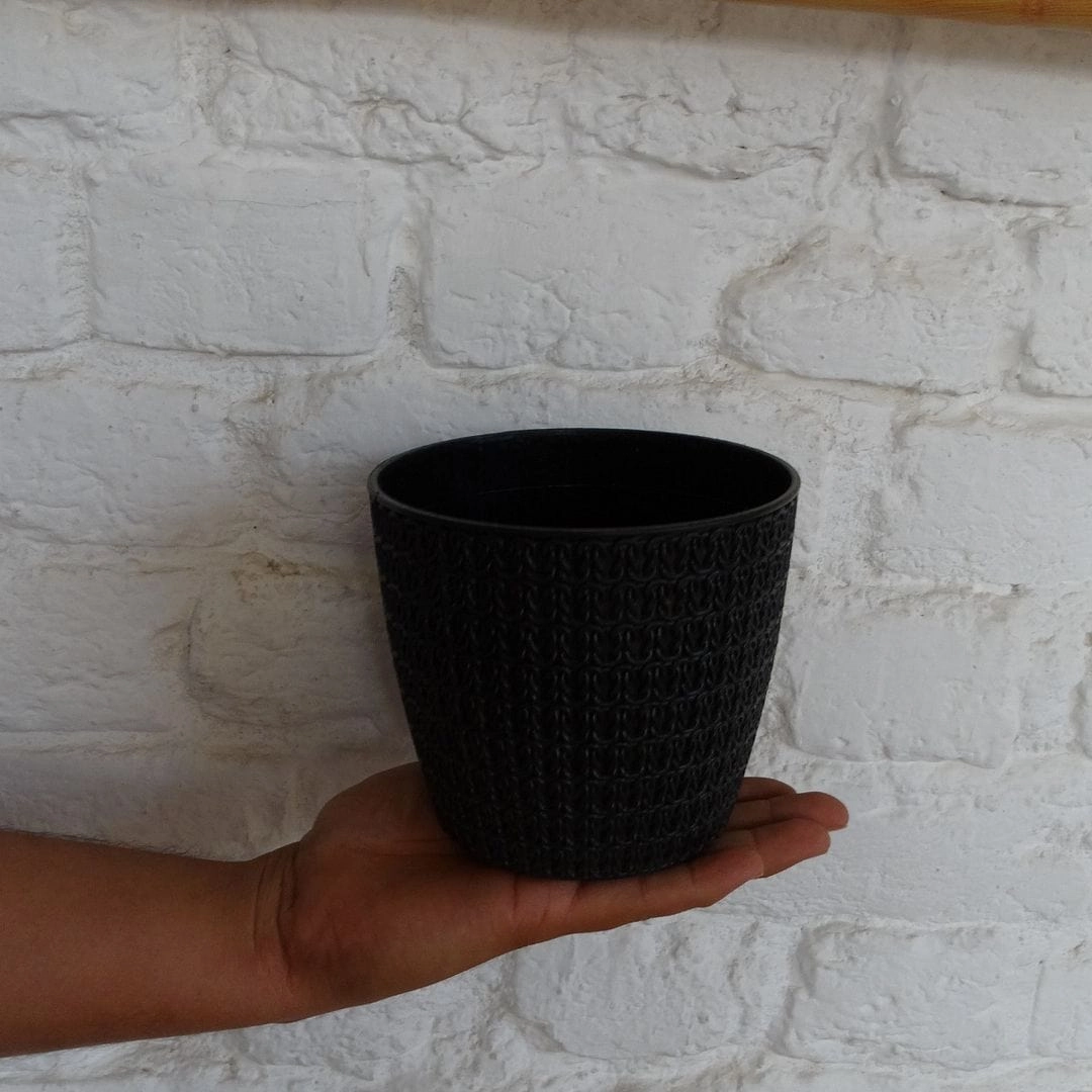 Plastic Oslo Pot,Dia-5 Inch
