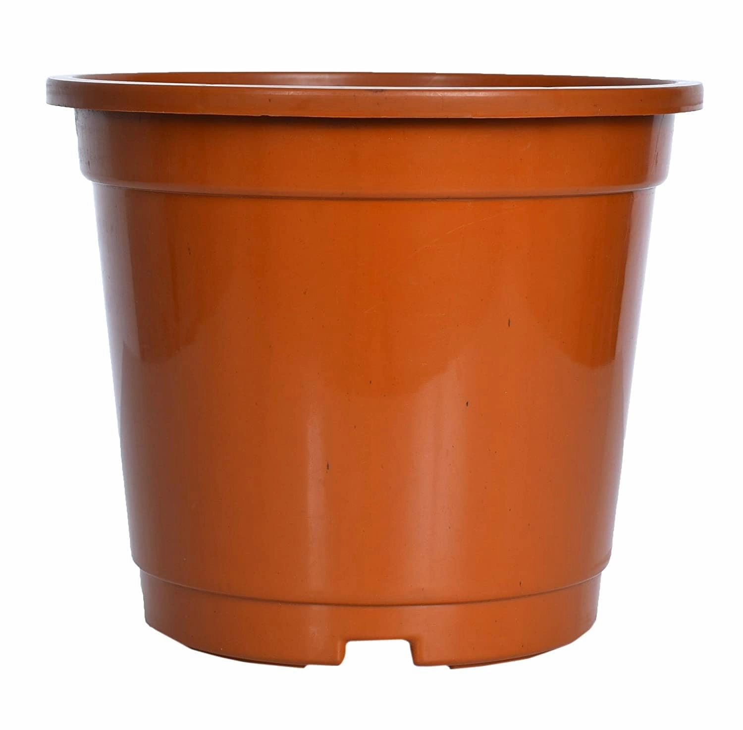 Plastic Planter (Brown, Set Of 3)