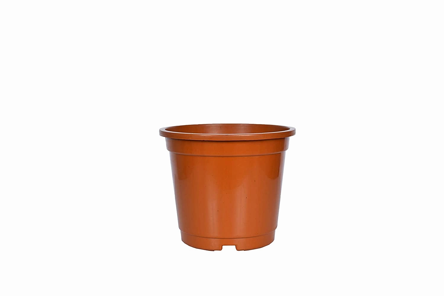 Plastic Planter (Brown, Set Of 3)